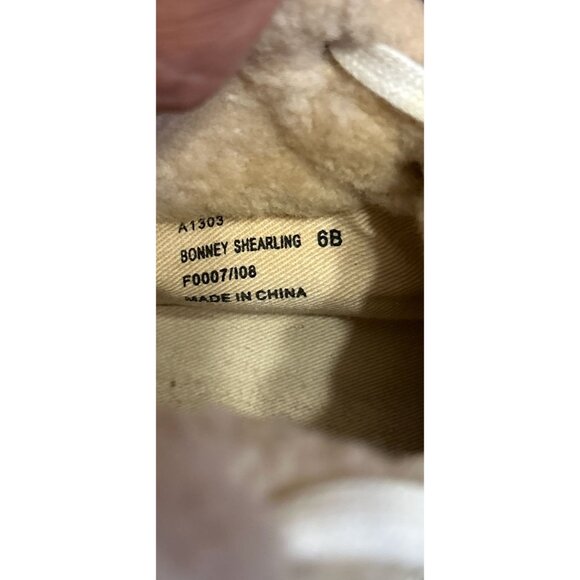 Coach Bonney Shearling Lined Hi Top sneakers Size 6B - Picture 9 of 10